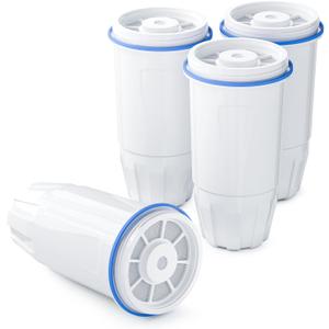 BOGDA 4 Pack Water Filter Replacement Zero, 5-Stage Compatible with Zero Pitcher and Dispenser, Fit for Zero Filter Water Replacement Filters and ZR-001 ZR-017 ZR-004