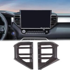 Car Center Console Side Air Outlet Cover Compatible with Toyota Tundra 2022+ Sequoia 2023+ Side Air Conditioning Panel Trim Cover Air Outlet Vent Frame Panel Protection Cover Decorative Accessories