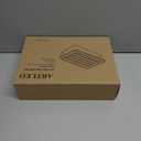 ARTLEO Ice Cube Maker Trays for Freezer with Lid and Storage Bin, Easy Release 55 Mini Nugget Ice Cubes Trays 2 pack with Cover, Ice Holder, Scooper, Flexible Plastic Ice Mold & Bin, BPA Free (Gray)