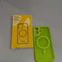 Thomo Magnetic for iPhone 17 Case, [Compatible with Magsafe] [Full Camera Protection] Translucent Matte Military Grade Shockproof with Anti-Fingerprint Phone Cover 2025, Fluorescent Green