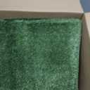 XLX TURF Green Fake Grass Square Outdoor Rug 5FT X 5FT, Artificial Turf Carpet for Balcony, Patio, Yard, Large Pets Dogs Grass Pee Pad