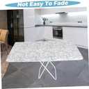 Elastic Table Cover with Pvc Material Dining Table Protector for Outdoor Use Easy to Install with Elastic Band for Patio Gatherings and Events