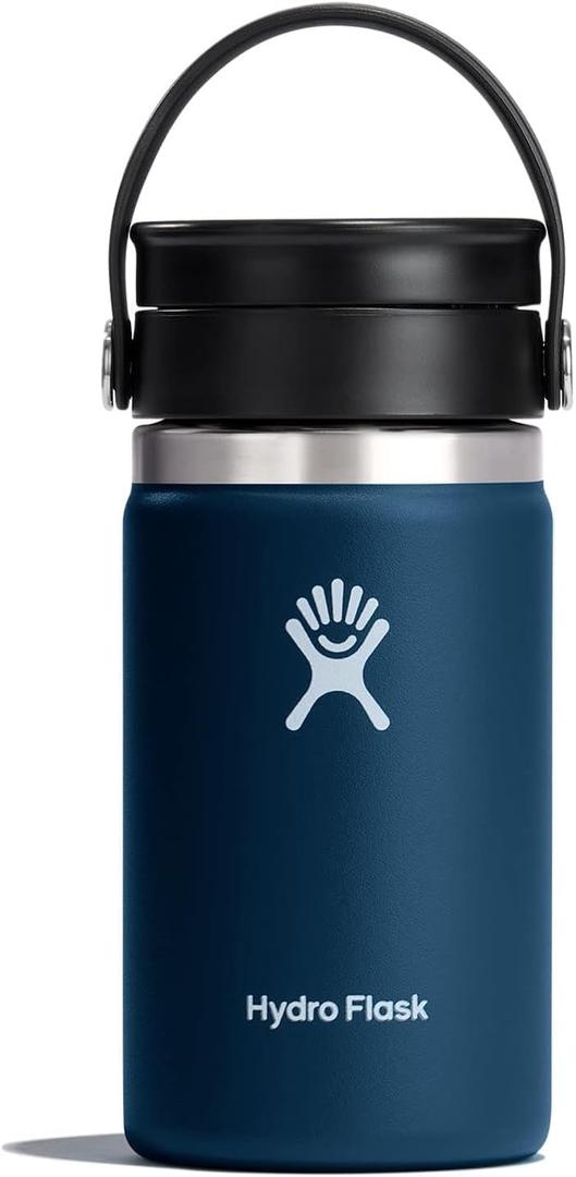 Hydro Flask Wide Mouth with Flex Sip Lid - Insulated Water Bottle Travel Cup Coffee Mug Tumbler 12 Oz
