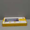 65% Gaming Keyboard, Wired Backlit Mini Keyboard, Ultra-Compact Anti-Ghosting No-Conflict 68 Keys Membrane Gaming Wired Keyboard for PC Laptop Windows Gamer (Grey-Black)