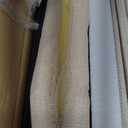 CUYOCA Storage Ottoman Bench Foldable Seat Footrest End of Bed Ottoman with Flipping Lid for Living Room, 75L, 30 inches Linen Fabric Beige