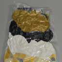 68Pcs Black White Gold Balloons with 12 Inch Black Gold Confetti Balloons for Graduation Birthday Wedding Party Decorations (Heibaijin)