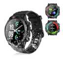 Military Smart Watches for Men (Answer/Can Call) Fitness Tracker Watch Heart Rate/Sleep Monitor 150+ Sports Tactical Mens Smart Watch Waterproof Rugged Smartwatches for Android/iPhone Compatible S10