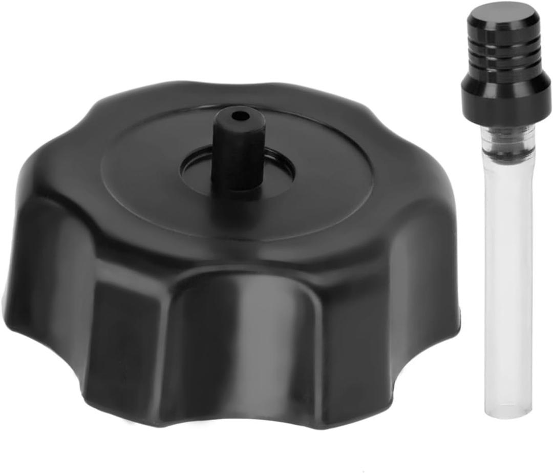 HIAORS Gas Fuel Tank Cap Compatible with TaoTao Coolster 3050C 110cc 125cc ATV 50cc 70cc 90cc X-pro Baja Kazuma Roketa Buyang Coolsport Sunl Eagle Peace Quad 4 Wheeler Parts with Vent Breather Tube