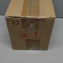 Mfacoy Set of 6 Glass Bottles, 12 oz Clear Bottles, Heavy Base Glass Bottle with T-Top Cap, Bottle for Beverages Drinks Oil Vinegar Kombucha Beer with Cork Stopper Airtight Lid