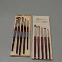 BK BEAUTY - BRUSH SET FOR HOODED OR SMALLER EYES (5PC) - Eyeshadow Brush Set for Blending, Smudging & Defining Eyeshadow and Eyeliner | Premium Eye Makeup Brushes for Precise Application