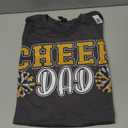 Proud Cheer Daddy My Favorite Cheerleader Calls Me Dad Men T-Shirt, Large