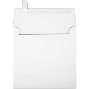 LUXPaper Square Invitation Envelopes | Peel & Press | 6" x 6" | Bright White | 80lb. Text | 250 Qty