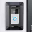 Solar Charger for Ring Doorbell, 2-in-1 with Mount Stand, Micro-USB & Type-C Charging Ports, Compatible with Ring Battery Doorbell (2024 Release) & Ring Video Doorbell (2nd Gen - 2020 Release)