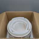 vancasso Ceramic Pots for Plants, Plant Pots for Indoor Plants, 6.25+8.25+10.25 Inch Ceramic Planters, Flower Pots with Drainage Holes, Planters Pot for Indoor House Plant, Set of 3, Khaki (Reactive Glaze White)