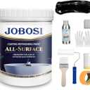 Water-based Tile Paint and Tile Refinishing Kit 16.0 Fl Oz (black)Bathtub Bathroom wall, Easy of Use countertop sink Paint Resurfacing Sink Tub Waterproof Kitchen Countertop, Low Odor No Toxic