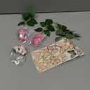 JeVenis Pink Mushroom House Cake Decoration - Mushroom & Fairy Party Supplies