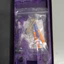 eXtremeRate Custom Faceplate Back Plate for Steam Deck LCD, Clear Atomic Purple Handheld Console Replacement Housing Case, DIY Full Set Shell with Buttons for Steam Deck Console - Console NOT Included