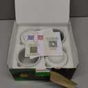 TEANAGOO Japanese Tea Cups, Chinese Tea Cup, 7.2Oz / 205 Ml, Ceramic Tea Cups for Adults, Ceramic Cups no Handles, Japanese Cups, Asian Matcha Cup, Ivory White, 4 Pcs/Box, H7