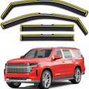 Window Rain Guards for Chevy Tahoe/Cadillac Escalade/GMC Yukon 2021-2026
Saleago,in-Channel,Extra-Thick,Extra Durable,Window Visors,Window Deflectors,Vent Visors,Vent Shades,Car Accessories,PC
