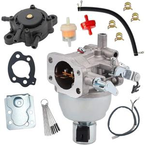 Carburetor Fit for 847395 846280 846570 844938 808725 846944 807906 350772 350775 350776 350777 356777 for JD LT-166 16HP Vanguard Engine Lawn Mower With Fuel Pump