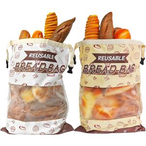 Reusable Bread Bags for Homemade Bread, Sourdough Bread Storage Bags, Bread Bags for Fresh Keeping