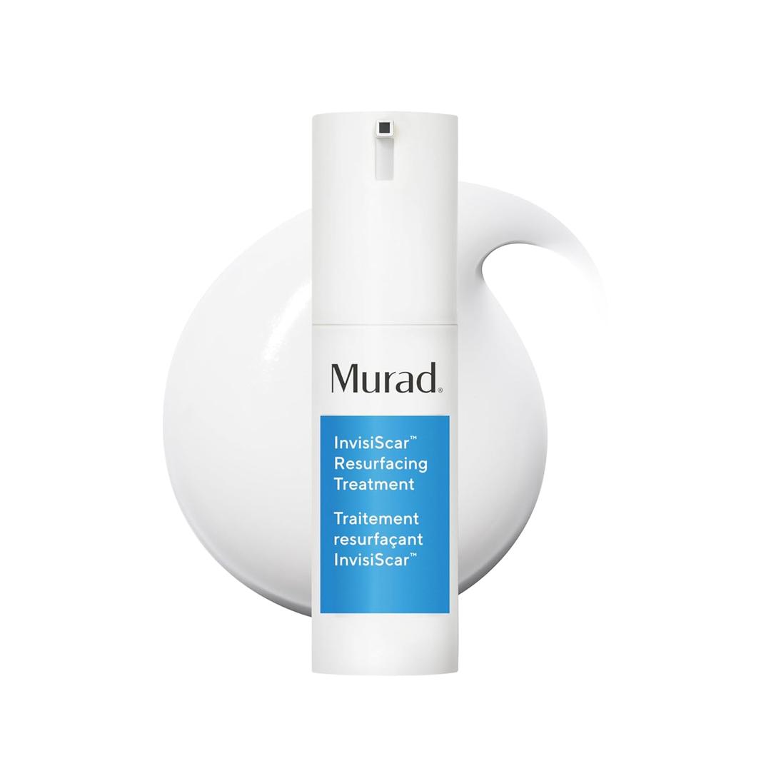 Murad InvisiScar Resurfacing Treatment  Acne Scar Solution with Vitamin C, Salicylic Acid & Centella Asiatica for Smoother Texture, Reduced Discoloration & Effectively Blurs Imperfections - 1 Fl Oz