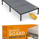Meliusly Heavy Duty 10mm Bunkie Board Twin XL Size (38x79'') Patent Pending Low Profile Bed Board Design - Breathable, Noise Minimizing, Moisture Resistant Bunkieboards, Low Profile Bed Support