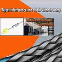 2 Packs K-Type thermocouple Probe R1/8 Thread Measurement Range 0F -1800F