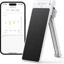 SwitchBot Solar Panel Charger for Curtain 3 - Performance Upgrade, Easy to Use, Support Low Light Charging, Smart Solar Panel for SwitchBot Curtain 3 Rod/U Rail, Non-Stop Solar Power Supply