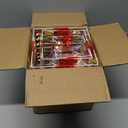 LAWOHO Christmas Lighted Gift Boxes Set of 3 Iridescent Present Boxes with Bow-Knot Battery &USB Powered Light up Box Decorations for Christmas Home Indoor Outdoor Holiday Decoration