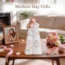 Gifts for Mom, Mom Birthday Gifts from Daughter, 7.48" Hand-Painted Mother and Daughter Figurine Gift for Mama Mother, Sentimental Gift for Mother's Day, Birthday, Christmas and Valentine's Day