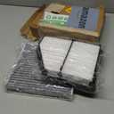 Engine & Cabin Air Filter for Honda Civic 2016-2026 2.0L, HR-V 2023-2026 HRV 2.0L (Not Fit Civic Hatchback) Air filter for Car Replacement CF11182 CA12051 Automotive Accessories- 2 Pack