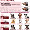 BARKLESS Soft Dog Head Collar, Patented Padded No Pull Head Halter, Training Nose Leash with Safety Link for Medium Large Dogs, Adjustable Muzzle Leash, Easy Control for Walking (L, Red)