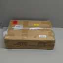 Yoobure C Table End Table Set of 2, Side Tables Living Room, C Shaped Side Table, Couch Tables That Slide Under Couch Table with Metal Frame, Rustic Snack Table for Bedroom/Small Spaces Large Desktop (Berry Brown)