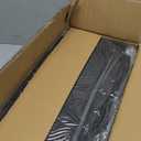 LASZOLA 5 Drawer Narrow Dresser Slim Cabinet Skinny Storage Tower Chest, Ideal for Small Spaces Bathroom Bedroom, Between Washer and Dryer, Lightweight Mobile on Wheels,Fabric Drawers, Black