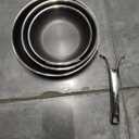 HexClad Hybrid Nonstick 6-Piece Fry Pan Set, 8, 10, and 12-Inch Frying Pans with Tempered Glass Lids, Stay-Cool Handles, Dishwasher-Friendly, Induction Ready, Compatible with All Cooktops