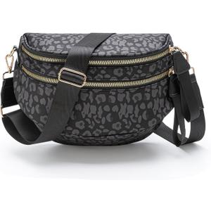 MEXS Bum Bag for Women Crossbody Bags Fanny Packs Sling Belt Purse Waist Chest Shoulder Bag