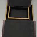 SICOHOME Decorative Book Box Set of 2 Wood Faux Book Box with Faux Leather Detailing Trinket Keepsake Vintage Wooden Treasure Chest for Women Kids Gifts Home Decor Christmas Ornament Storage