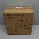 LE TAUCI Dinner Plates Set of 4, 10 Inch Ceramic Flat Dish Set for Kitchen, Serve for Pasta,Steak, Pancake, Microwave, Oven & Dishwasher Safe, Housewarming Wedding Present - Arctic White