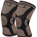 Copper Knee Brace for Running & Arthritis Relief - Doctor Recommended Compression Sleeve with Non-Slip Gel, All-Day Support for Gym/Work/Hiking Men & Women (XX-Large)