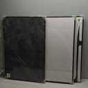 Large Framed Black and White Abstract Wall Art for Living Room, 3 Piece Canvas Prints Paintings Artwork for Walls, Modern Minimalist Pictures for Hallway Stair Office Wall Decor -Total Size 30x60 Inch