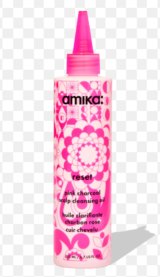 Amika Reset Pink Charcoal Scalp Cleansing Oil Unisex 6.7 oz (Pack of 1)