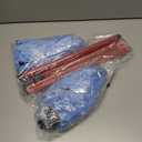 Microfiber Mop Cloth Heads Replacements: One Mop Handle with Two Blue Microfiber Cloth Heads Compatible with All Standard US Threading Pole