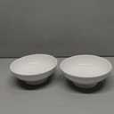 Soap Dish Round Ceramic Bathroom Replacement Soap Holder 2 Pieces A63-2