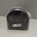 Amazon Basics Air Circulator Desk Fan for Bedroom, Home and Office, 90-Degree Tilt Head, 3 Speed Settings, Cooling, 35 Watts, Black, 11.1"W x 6.3"D x 10.9"H