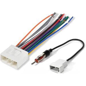 RED WOLF Car Radio Wiring Harness Antenna Adapter Connector Compatible with 1997-2007 Subaru Impreza Outback Forester WRX Legacy Mount Aftermarket Stereo CD Player