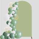 U+U 7.2FT Wedding Arch Cover Spandex Arch Backdrop Cover for Birthday Party Ceremony Banquet Decoration (Sage Green, 7.2FT)