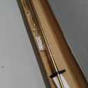 Lwiiom Double Curtain Rods with Aluminum Bouquet Brackets and Round Finials, Warm Gold Curtain Rods for Windows 48 to 86 inch, 1-Inches Front and 5/ 8 Inches Back Double Window Drapery Rod