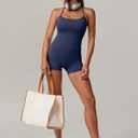 ANRABESS Women Workout Sets Build in Bra 2 Piece Outfits Tank Tops Tummy Control Shorts Yoga Gym Active Wear Clothing Set (S)