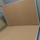 MaxGear Large Cork Bulletin Board 48" x 36", Foldable Notice Boards with Silver Aluminium Frame, 4' x 3' Wall-Mounted PinBoard, CorkBoards for Office, School & Home, Includes 20 Pushpins